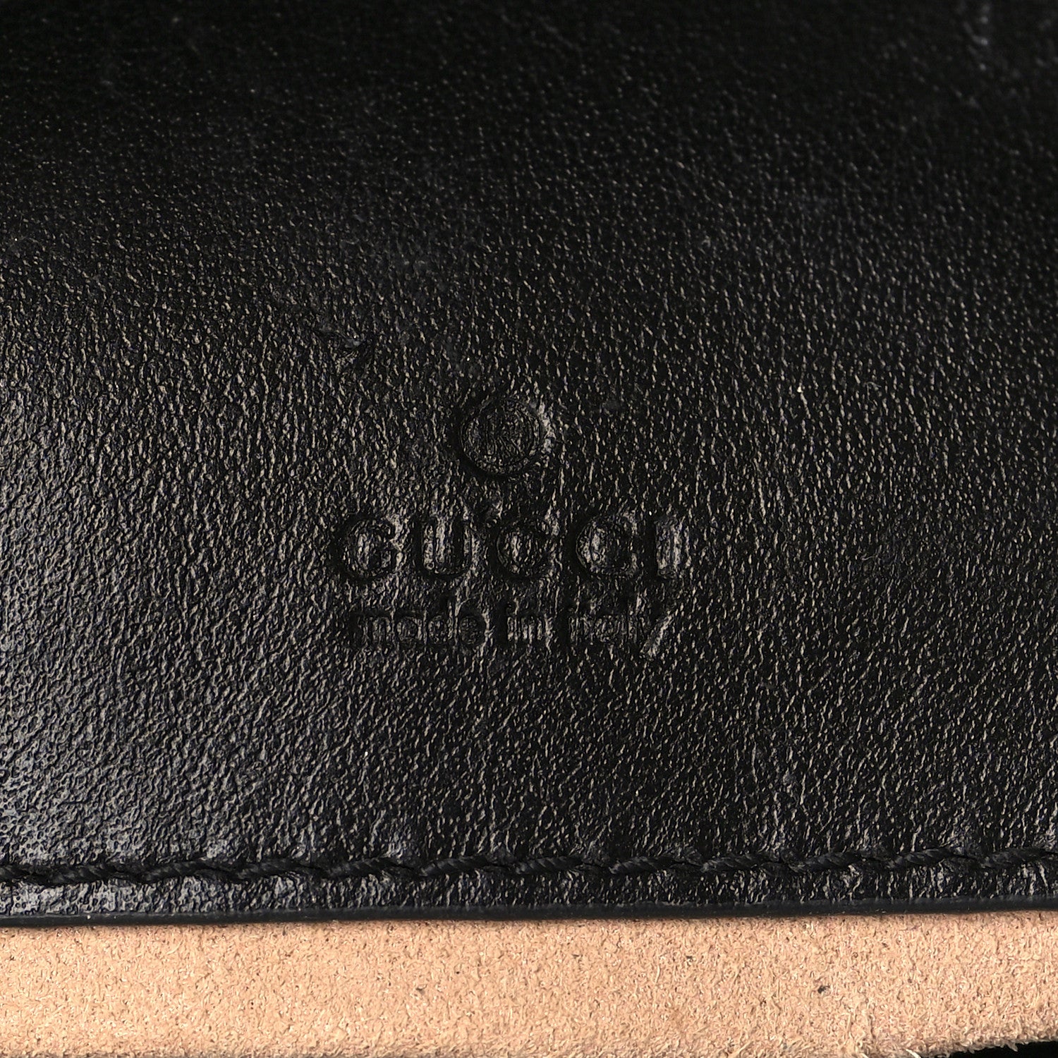 Gucci Calfskin Matelasse Mini GG Marmont 2.0 Bucket Bag Black 6 of 10