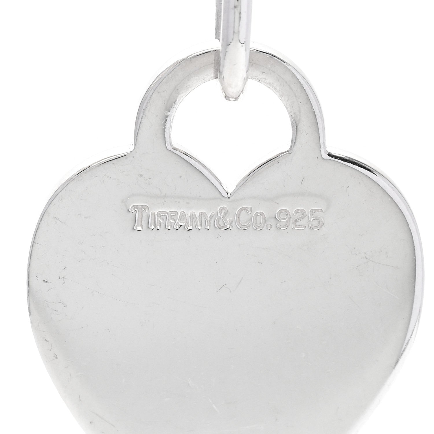 Tiffany Sterling Silver Heart Tag Toggle Necklace 4 of 5