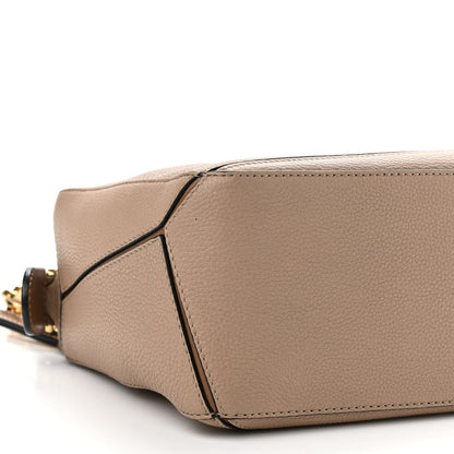 Loewe Grained Calfskin Small Puzzle Bag Sand Mink 8 of 9