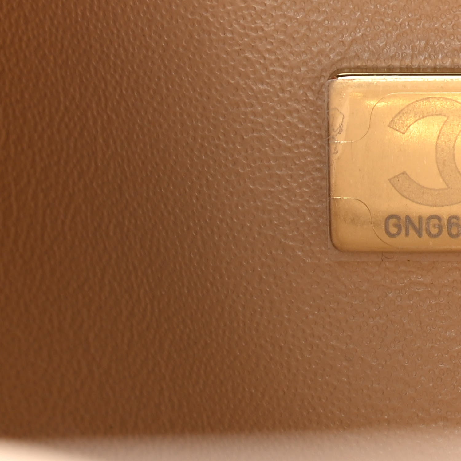 Chanel Caviar Quilted Small Double Flap Beige 7 of 10