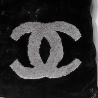 Chanel Orylag Cashmere CC Pillow Brown 4 of 4