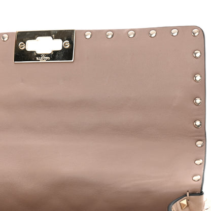 Valentino Garavani Lambskin Medium Rockstud Spike Shoulder Bag Poudre 11 of 15