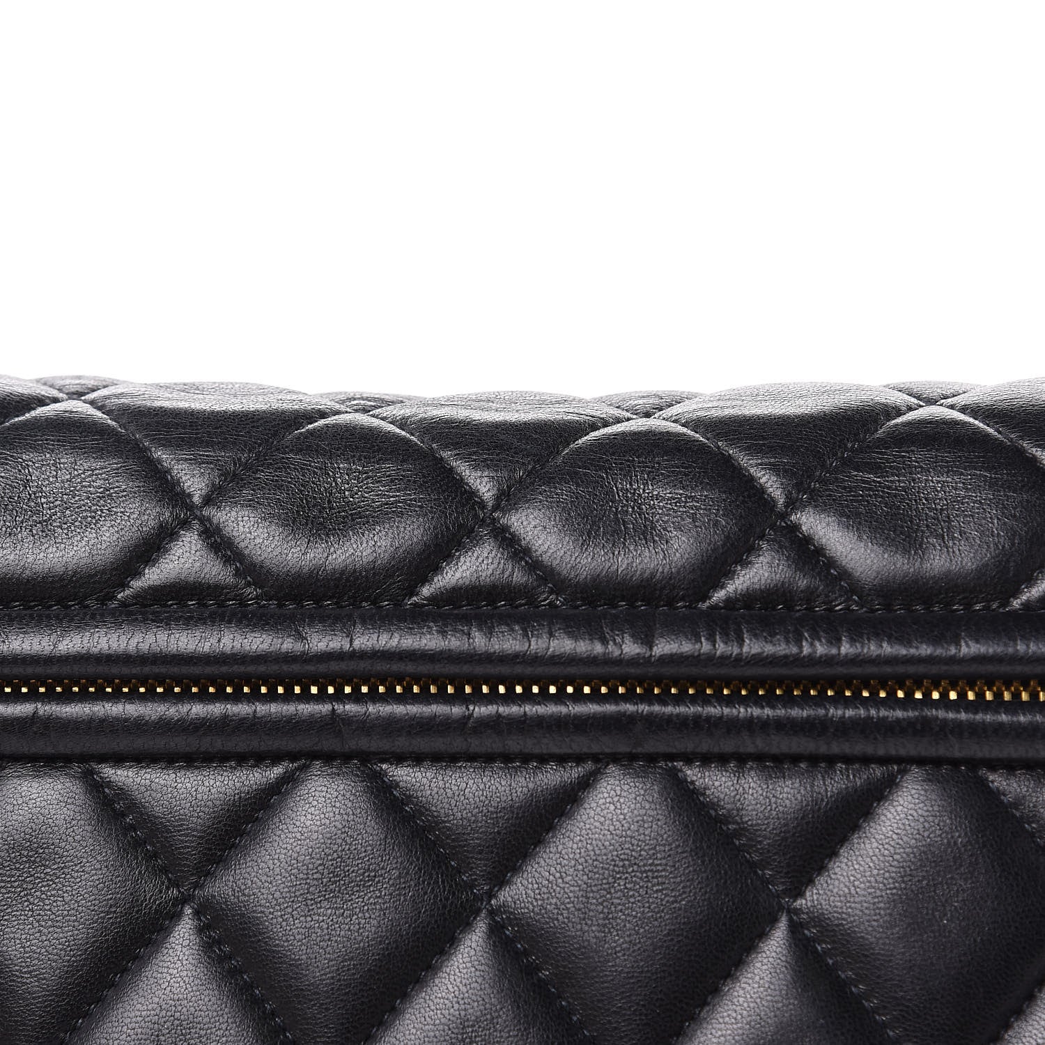 Chanel Lambskin Quilted Portfolio Flap Black 12 of 12