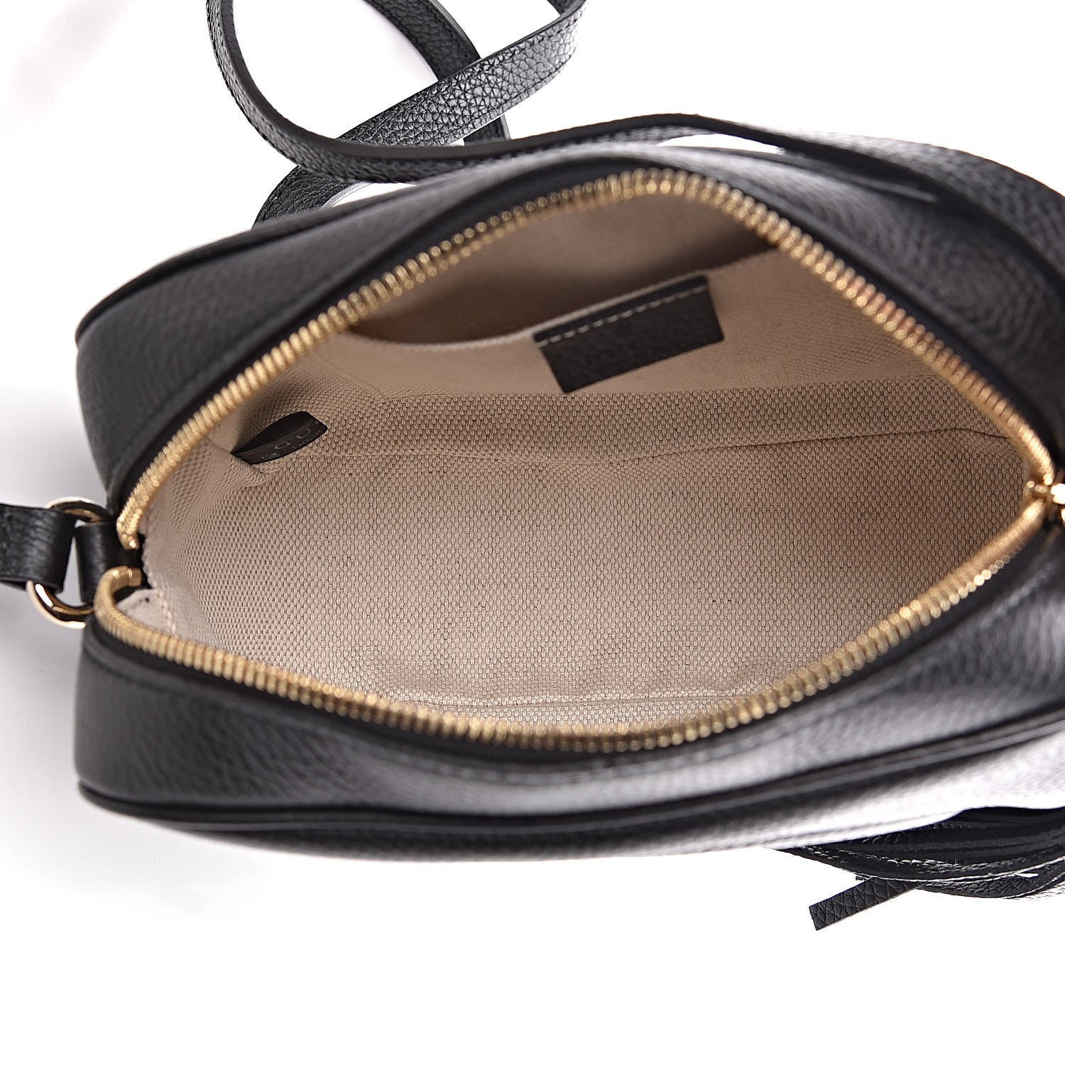 Gucci Pebbled Calfskin Small Soho Disco Bag Black 7 of 9