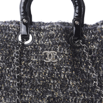 Chanel Patent Tweed Sequin Shopping Tote Multicolor 11 of 11