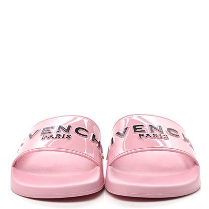 Givenchy Rubber Womens Logo Womens Pool Slides Sandals 40 Light Pink 2 of 9