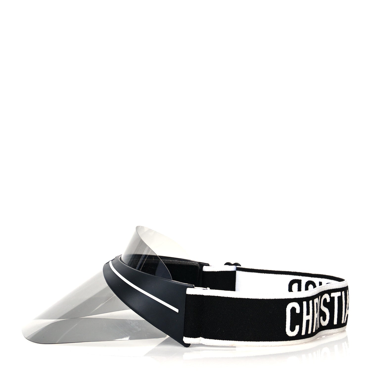 Christian Dior Mirrored DiorClub1 Sun Visor Black 3 of 8