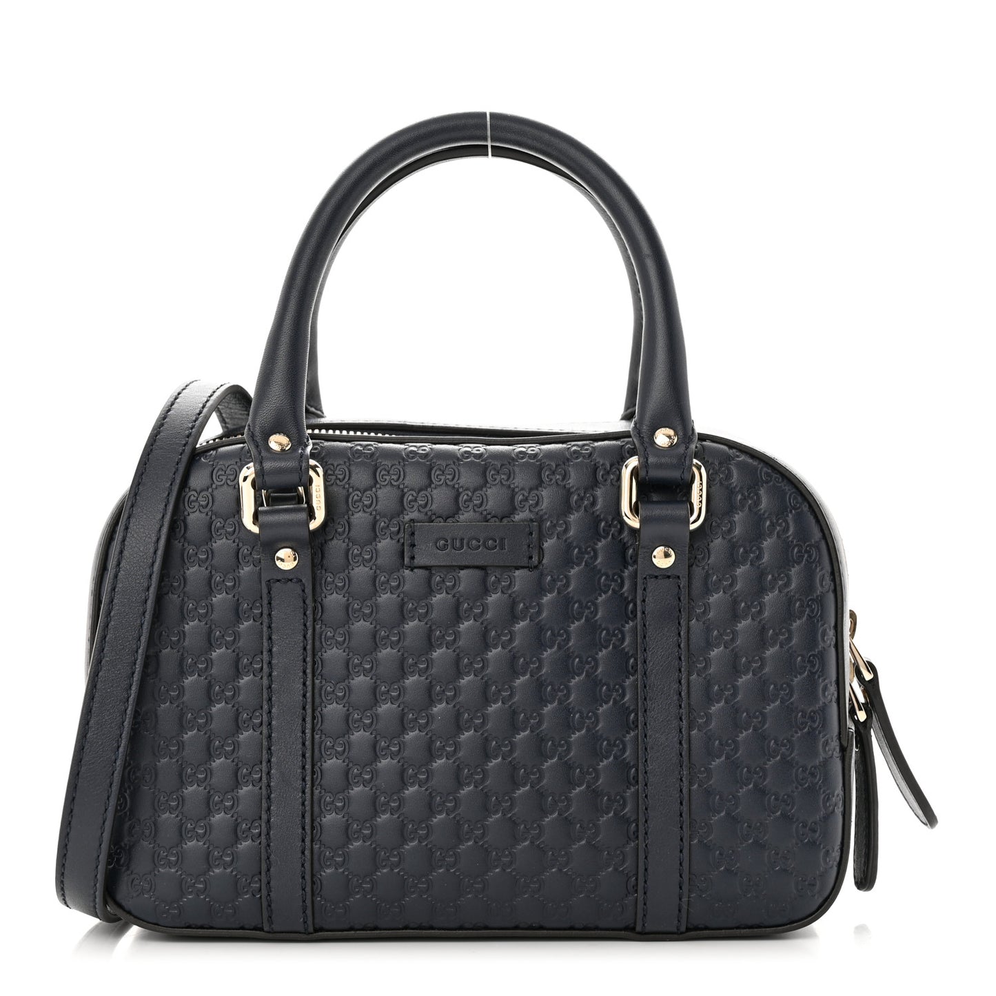 Soft Microguccissima Small Crossbody Bag Blue