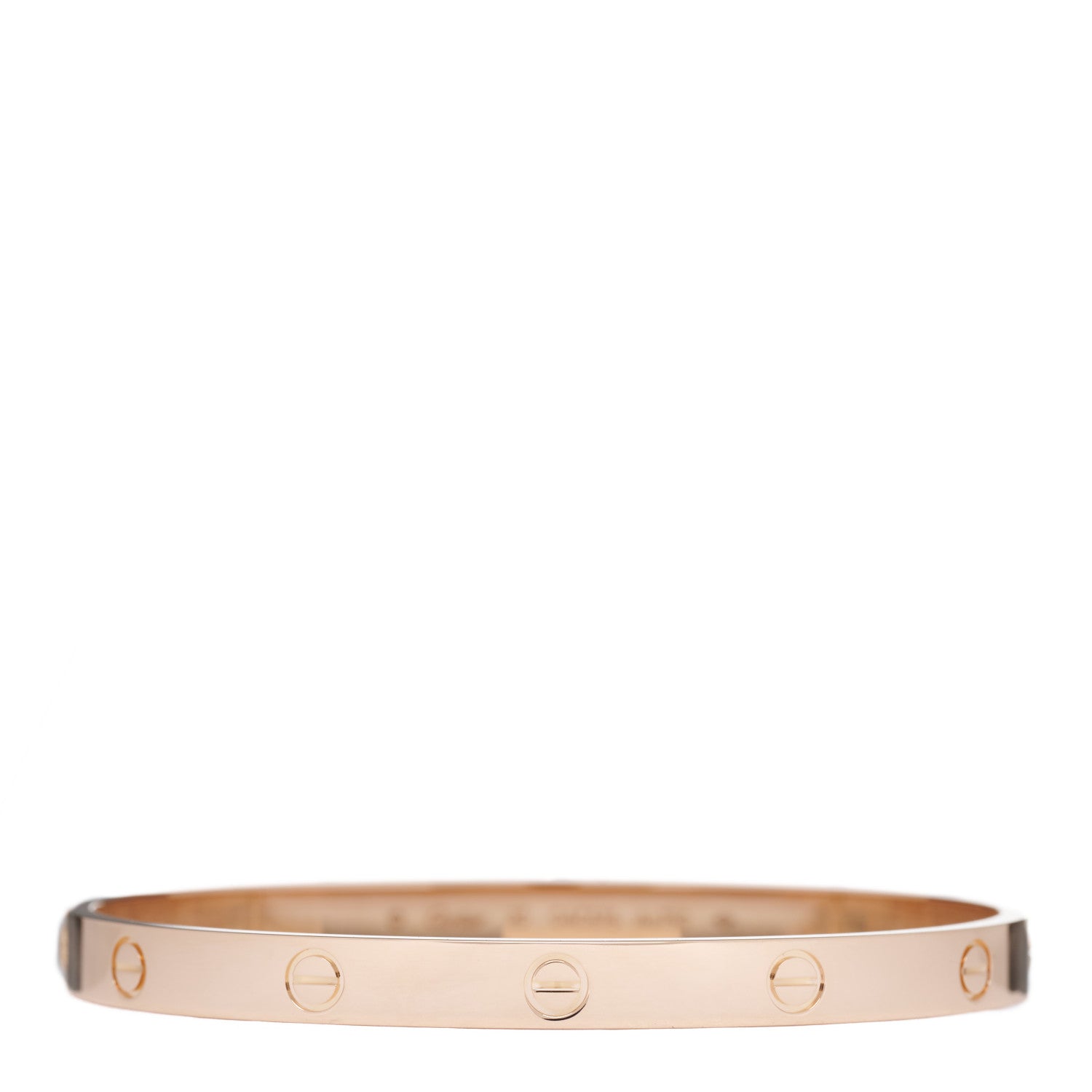 Cartier 18K Pink Gold LOVE Bracelet 20 1 of 10
