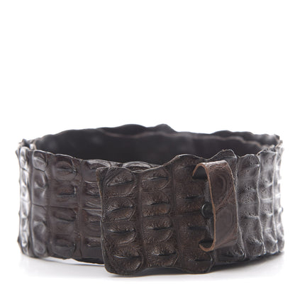 Gucci Crocodile Belt M Brown 1 of 6