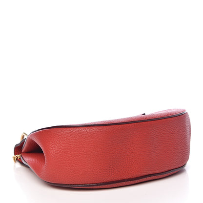Chloe Grained Lambskin Drew Shoulder Bag Plaid Red 4 of 18
