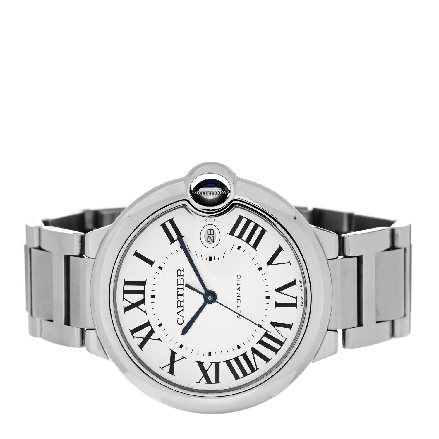 Cartier Stainless Steel 42mm Ballon Bleu De Cartier Automatic Watch 2 of 5
