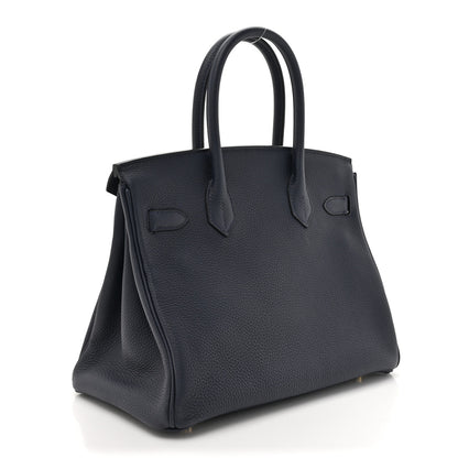 Hermes Togo Birkin 30 Bleu Nuit 3 of 10