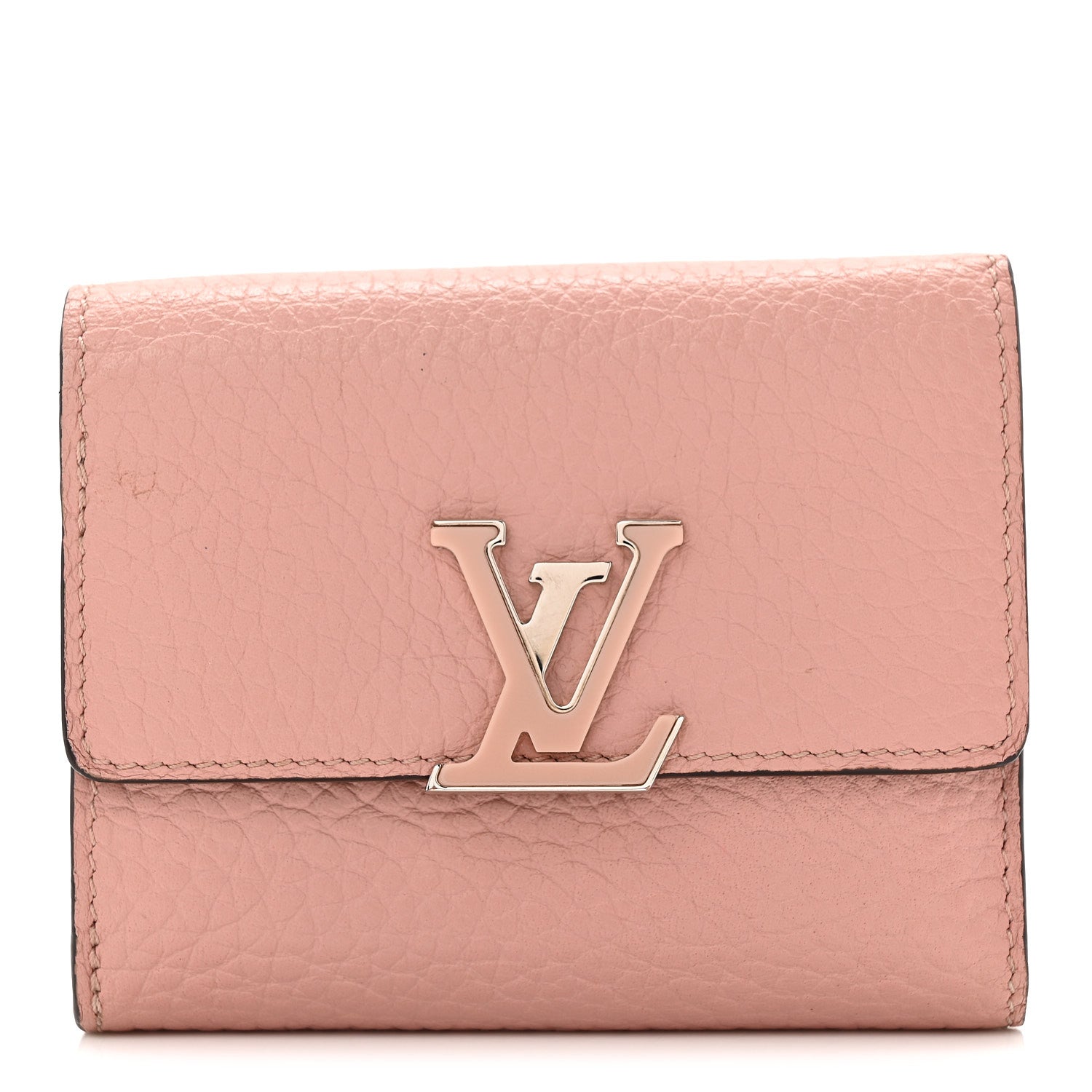 Louis Vuitton Taurillon Capucines XS Wallet Magnolia 1 of 6