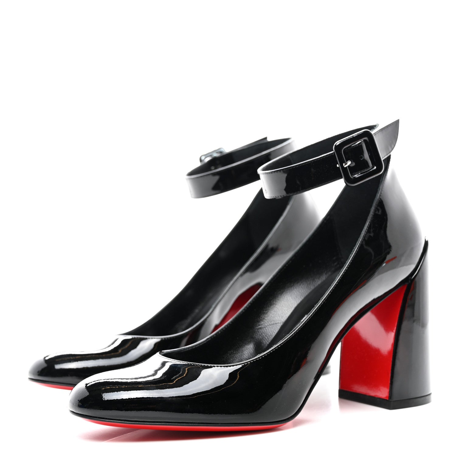 Christian Louboutin Patent Calfskin So Sab 85 Pumps 39 Black 3 of 8