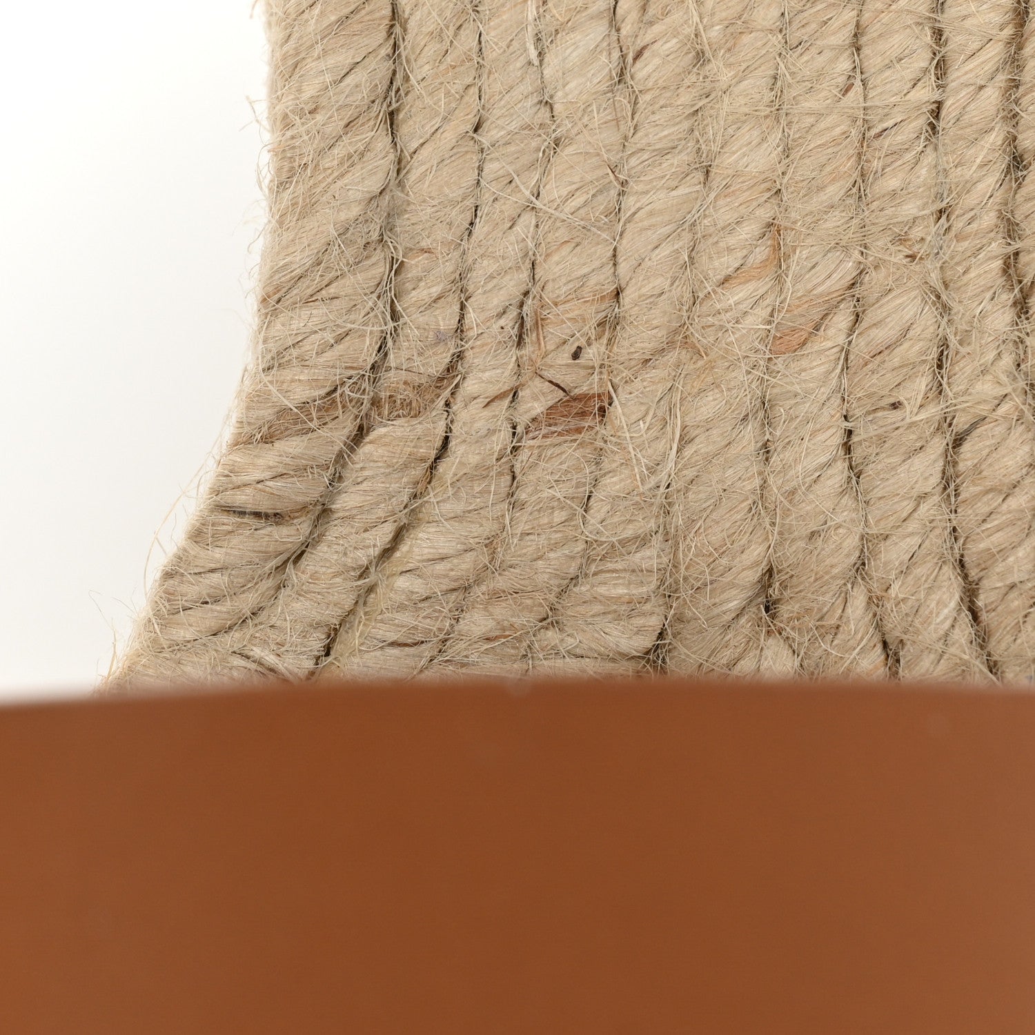 Hermes Calfskin Tivoli Espadrille Wedge Sandals 38 Naturel 11 of 11