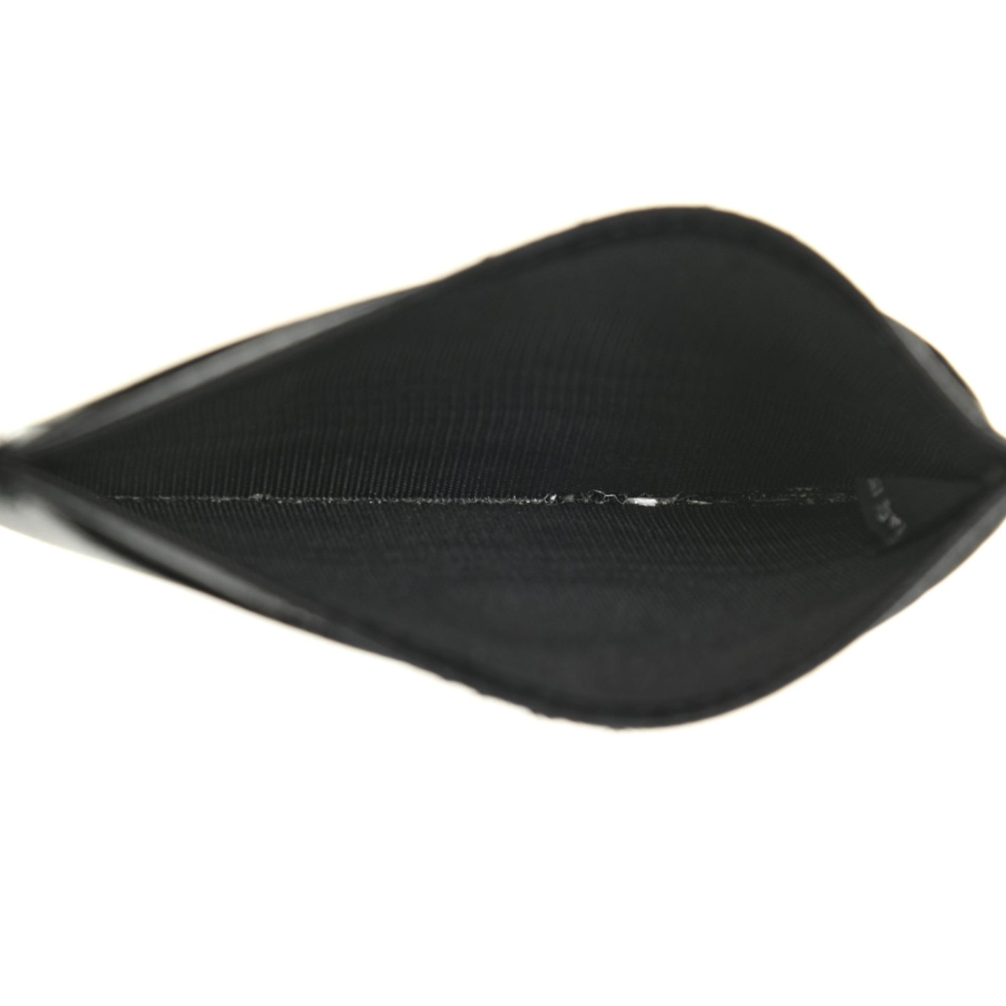 Saffiano Metal Flap Wallet Black