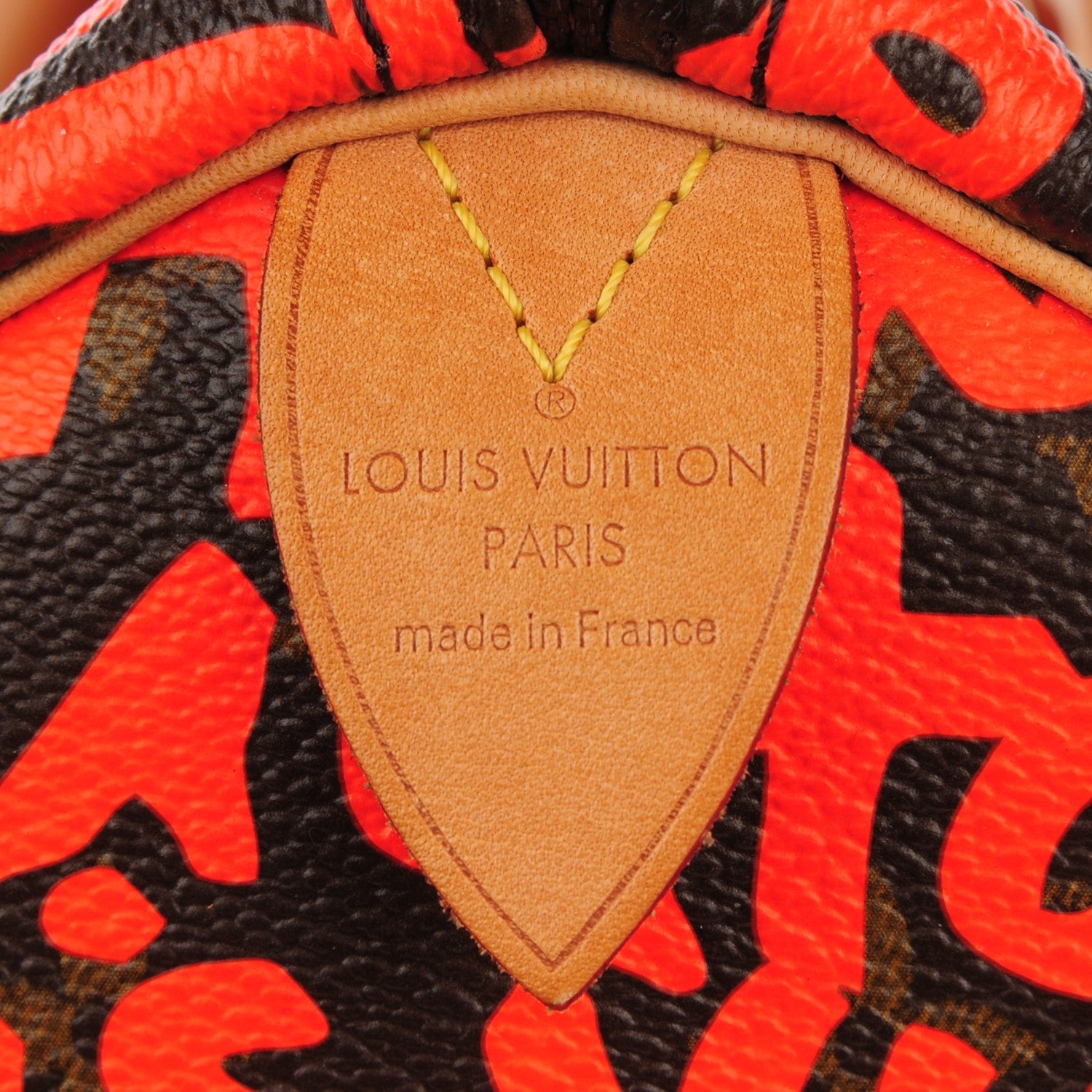 Louis Vuitton Monogram Graffiti Speedy 30 Orange 6 of 8