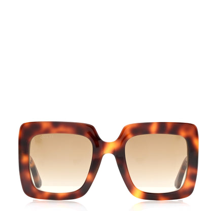 Gucci Acetate Oversize Sunglasses GG0328S Tortoise 2 of 8