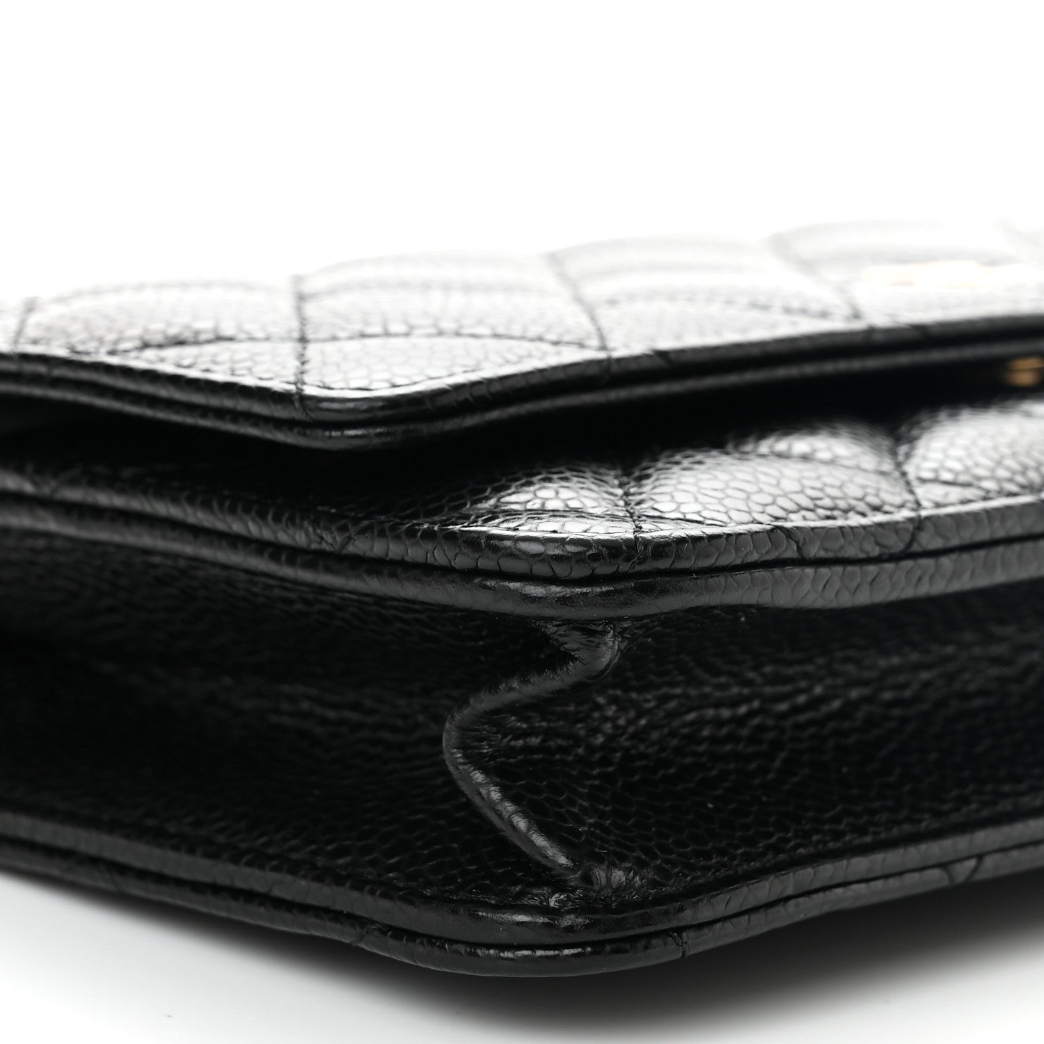 Chanel Caviar Quilted Wallet On Chain WOC Black 9 of 11