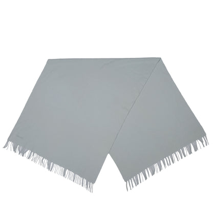 Hermes Cashmere Fringe Scarf Bleu 1 of 4