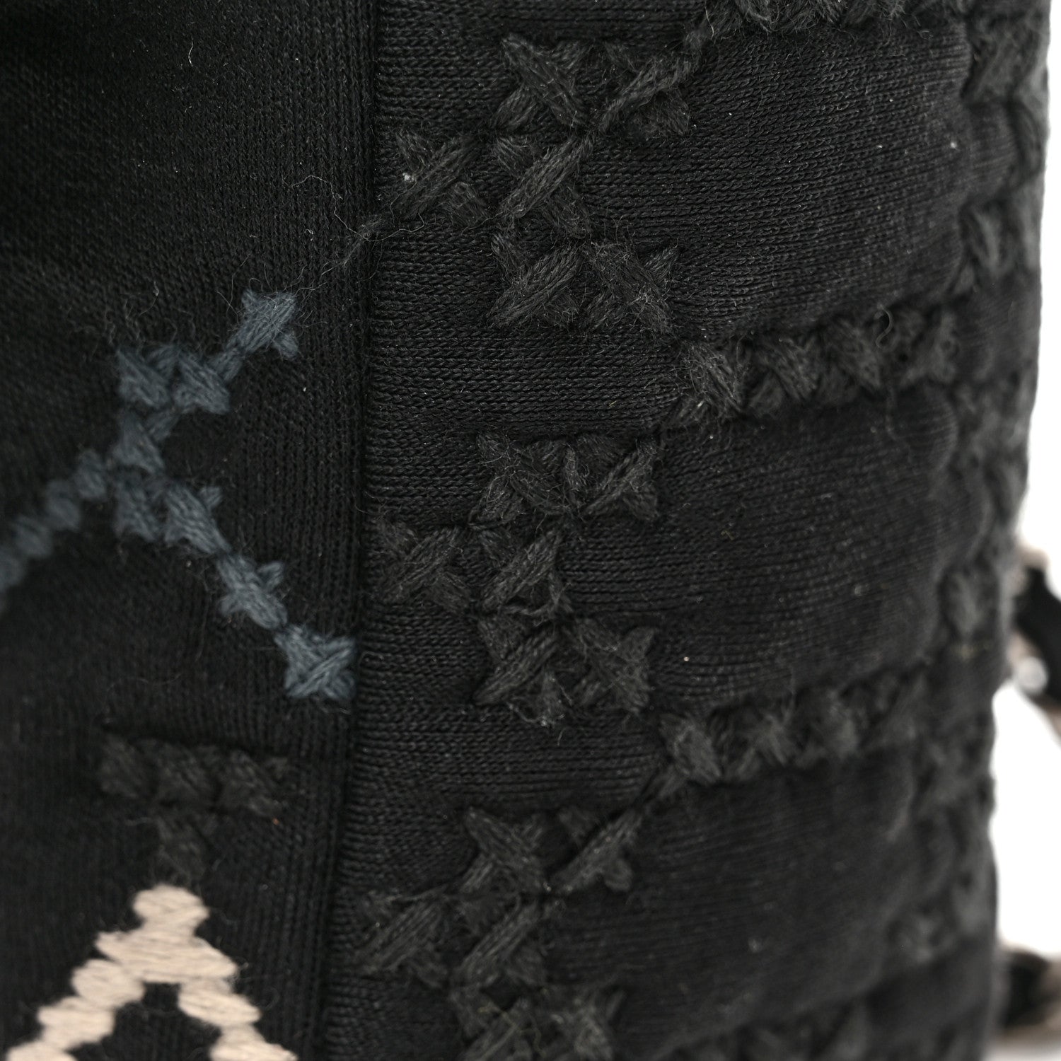 Chanel Jersey Embroidered Paris Dallas Flap Black 13 of 16