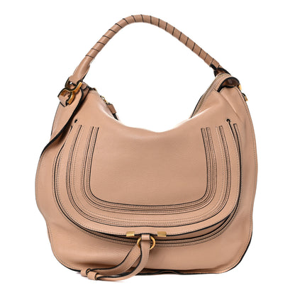 Chloe Calfskin Large Marcie Hobo Nude 1 of 27