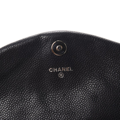 Chanel Caviar Half Moon Wallet On Chain WOC Black 8 of 12
