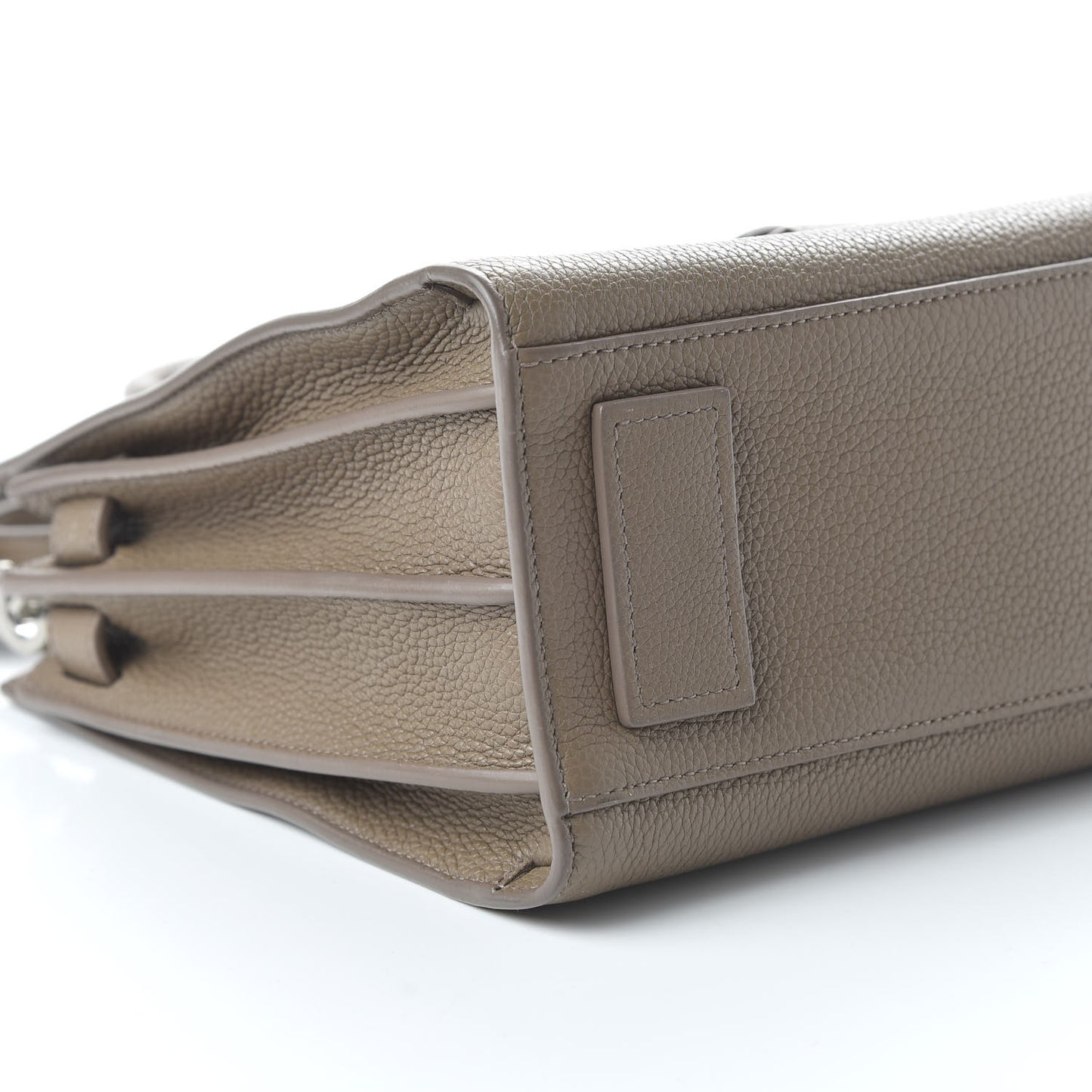 Grained Calfskin Baby Sac De Jour Souple Taupe