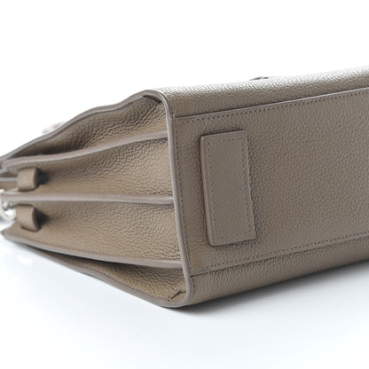 Saint Laurent Grained Calfskin Baby Sac De Jour Souple Taupe 7 of 11