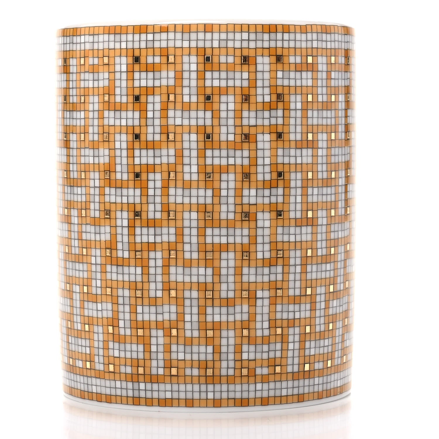 Hermes Porcelain Mosaique au 24 Mug Gold 2 of 9
