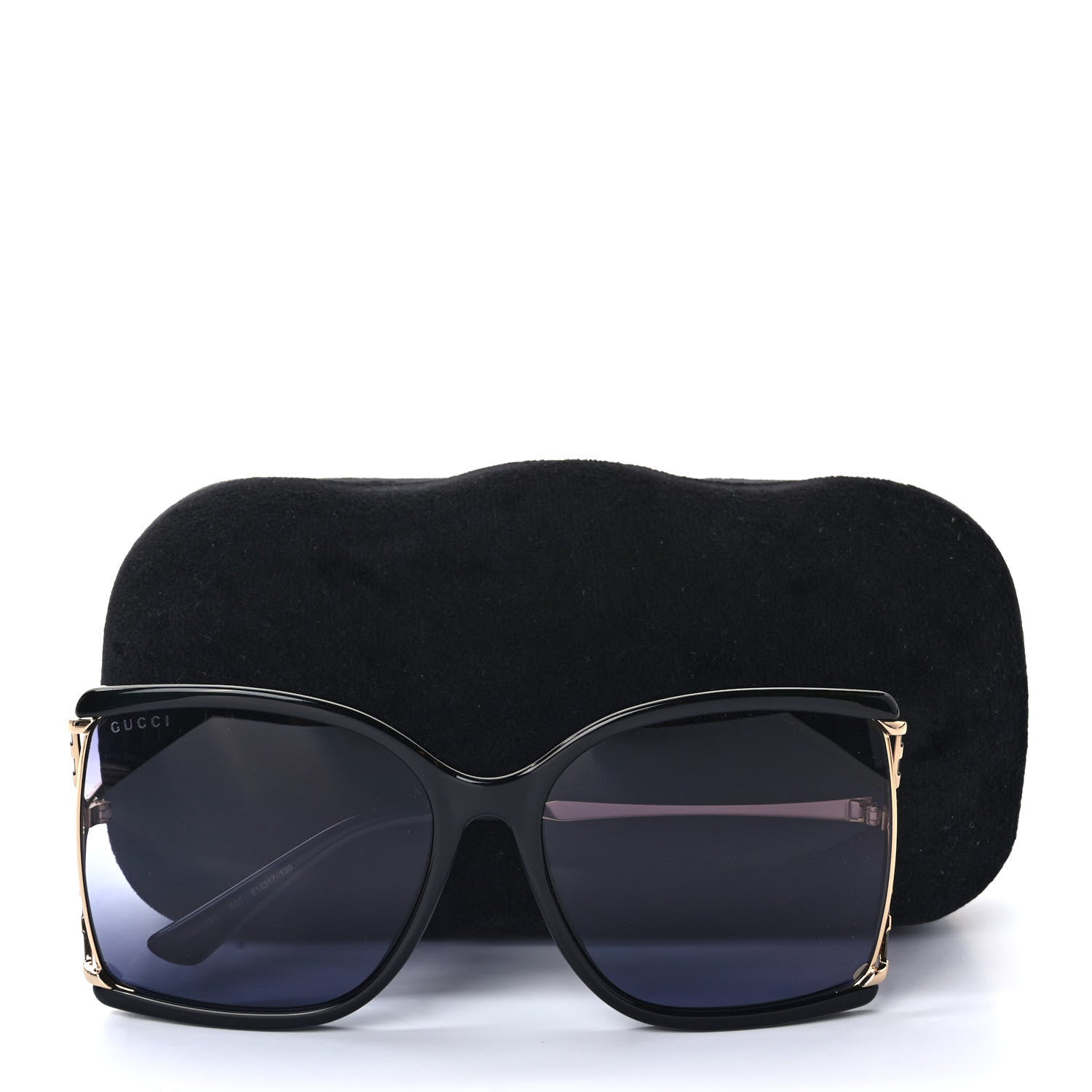 Gucci Metal Glasses GG0592S Black Gold 8 of 8