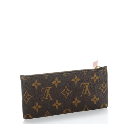 Louis Vuitton Monogram Josephine Chain Wallet Zippered Insert 3 of 8