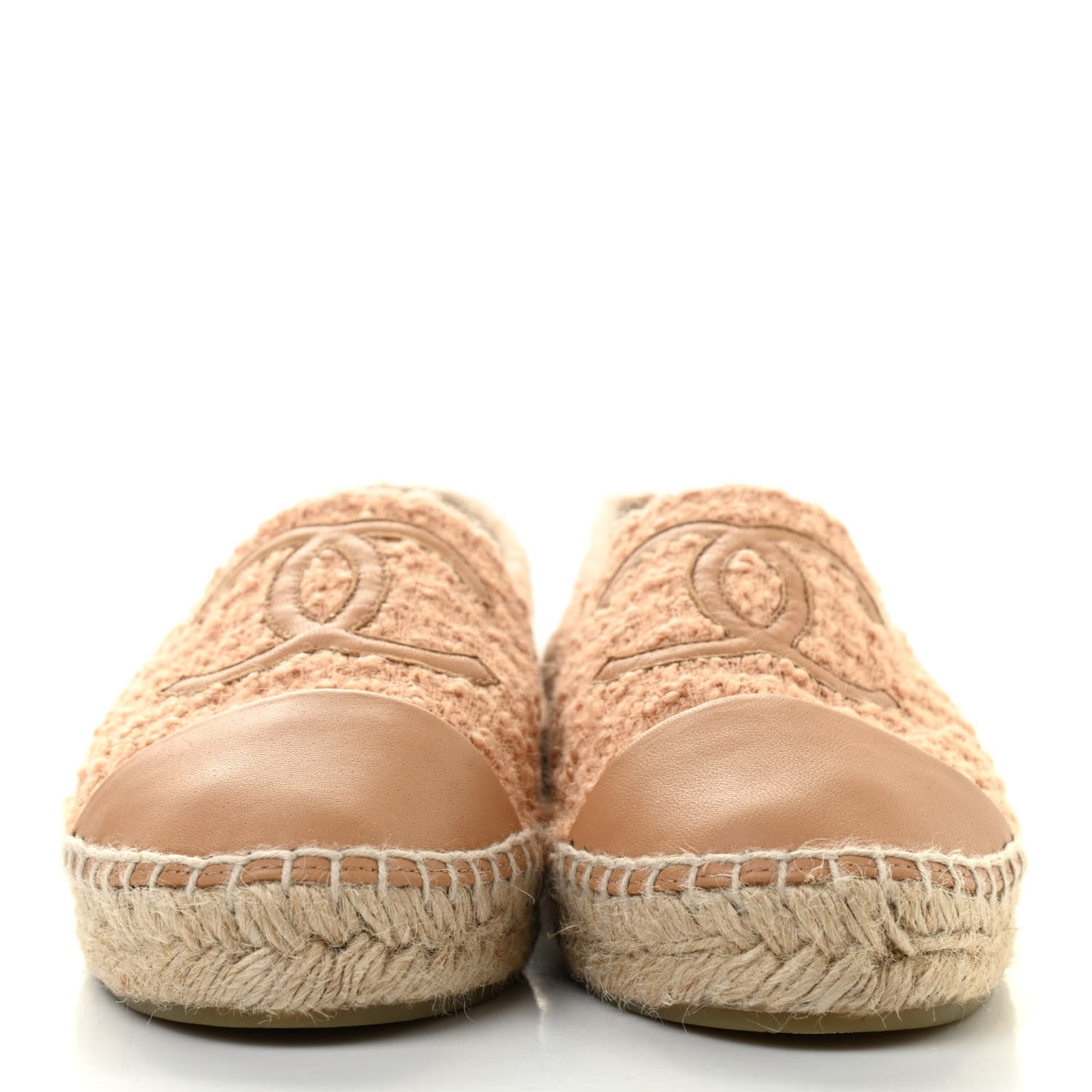Tweed Grosgrain CC Espadrilles 39