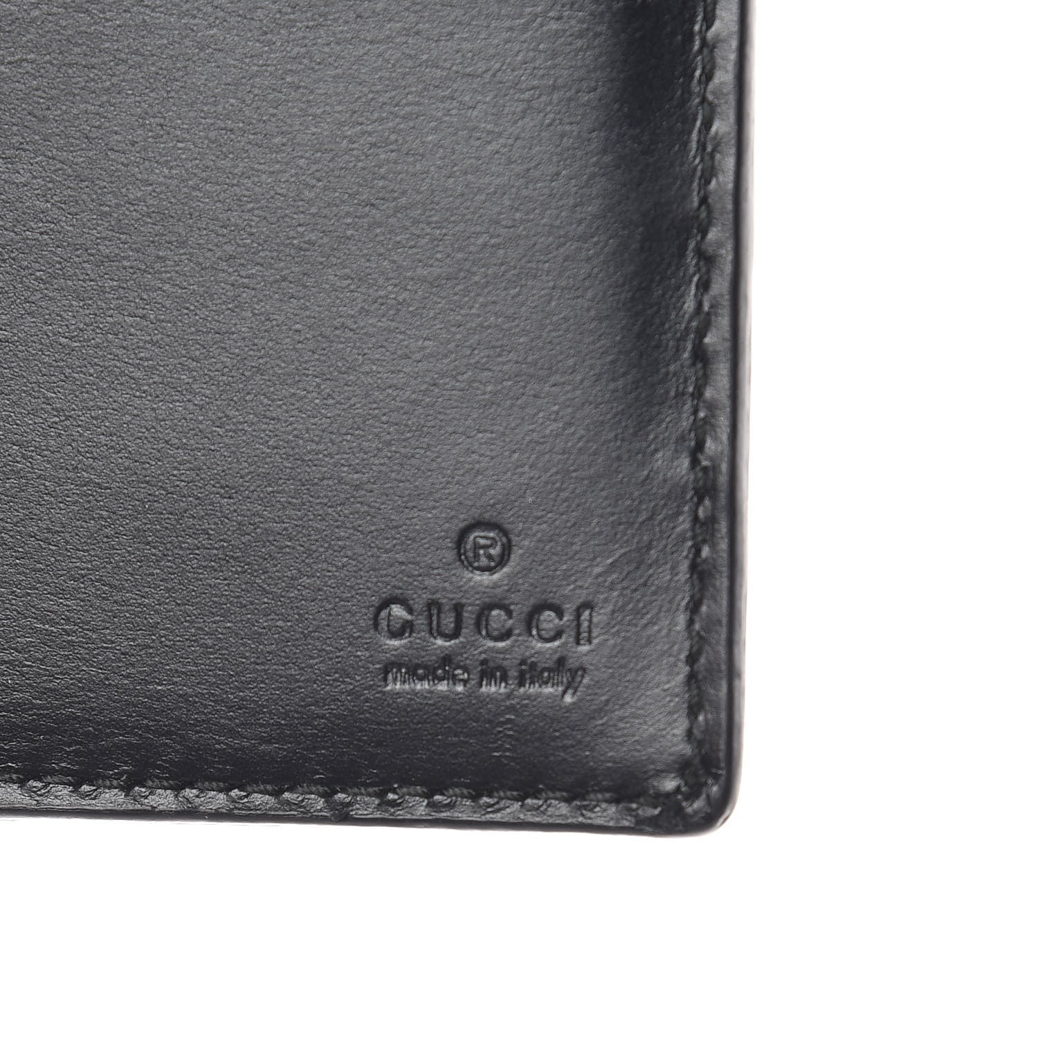Gucci Guccissima Signature Web New Web Continental Wallet Black 7 of 9