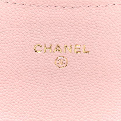 Chanel Caviar Quilted Medium Flap Wallet Light Pink 6 of 9