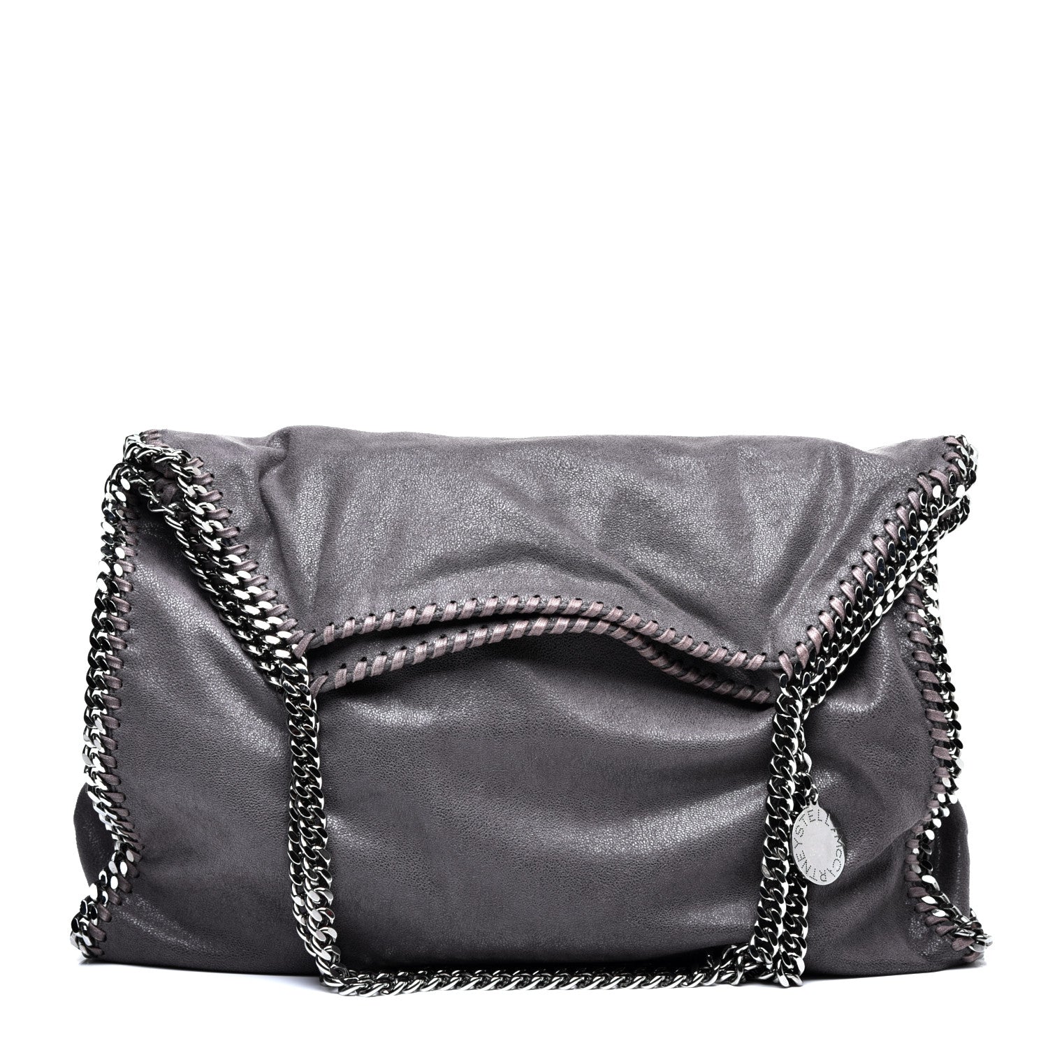 Stella McCartney Shaggy Deer Big Falabella Tote Grey 3 of 9