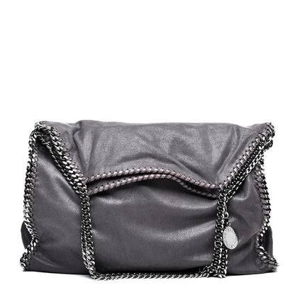 Stella McCartney Shaggy Deer Big Falabella Tote Grey 3 of 9