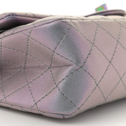 Chanel Iridescent Lambskin Quilted 2.55 Reissue 225 Flap Light Purple 9 of 13