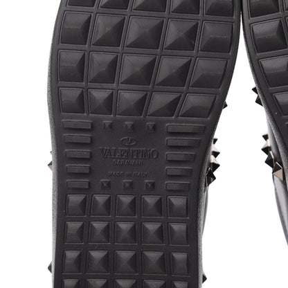 Valentino Garavani Calfskin Womens Rockstud Untitled Open Sneakers size 36.5 Black 6 of 8