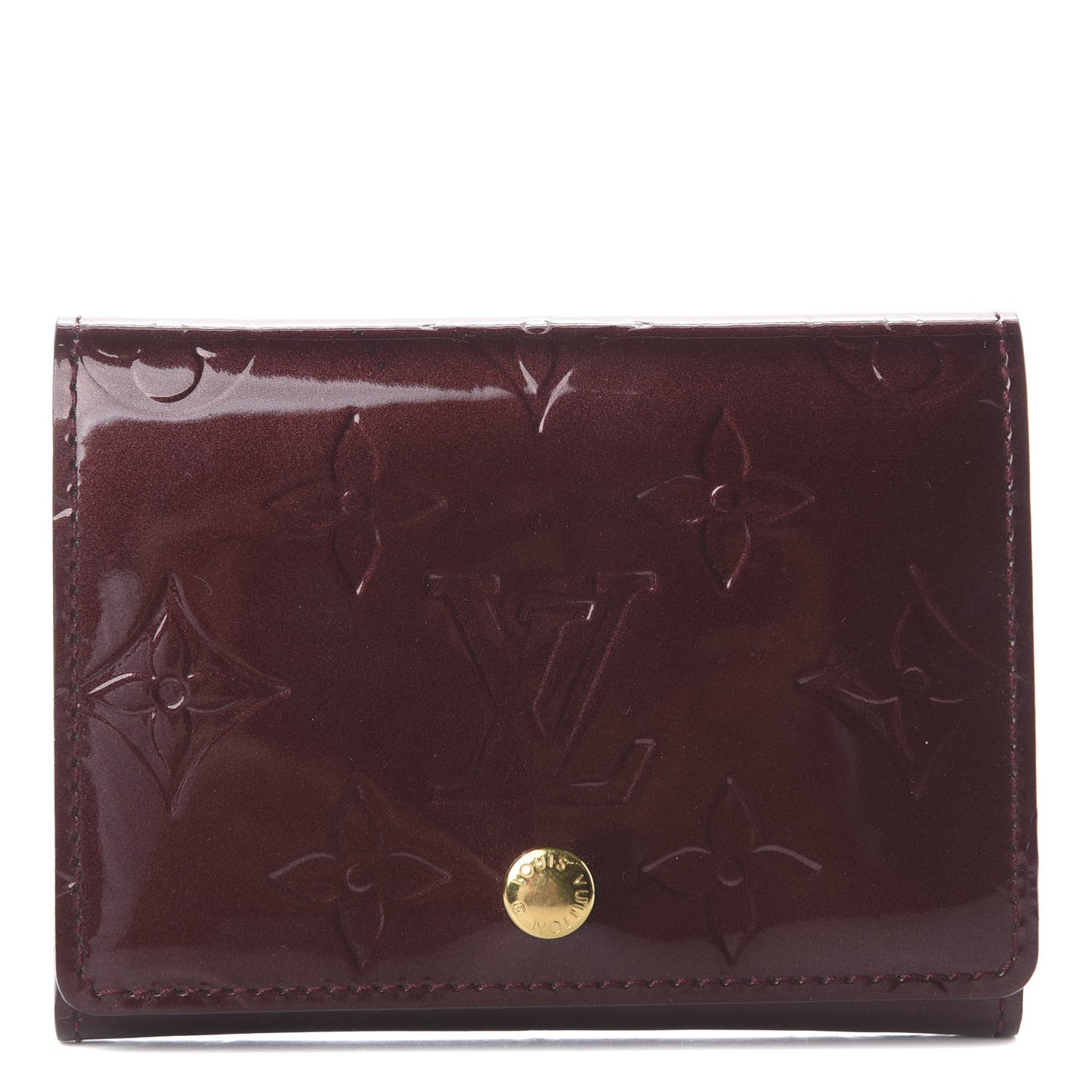 Vernis Business Card Holder Rouge Fauviste