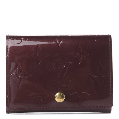 Louis Vuitton Vernis Business Card Holder Rouge Fauviste 1 of 4