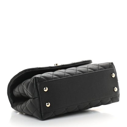 Chanel Caviar Quilted Mini Coco Handle Flap Black 4 of 9