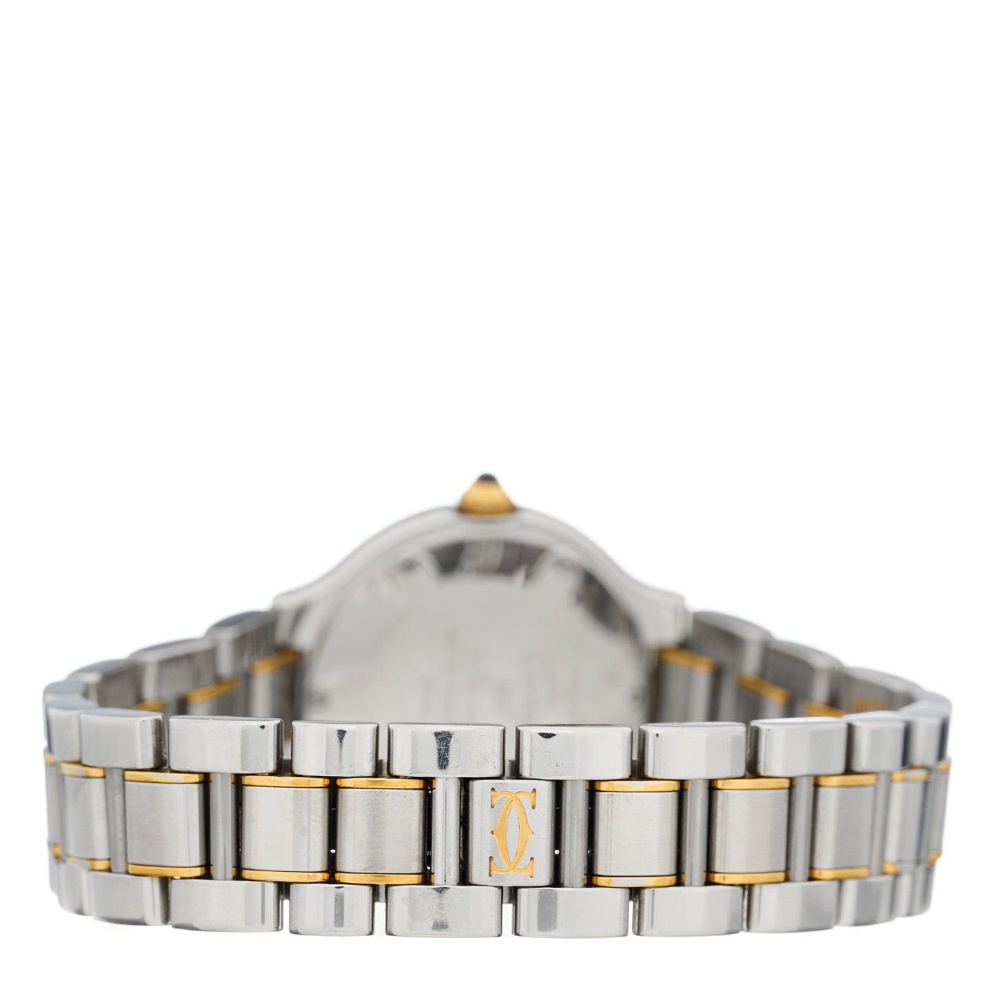Stainless Steel 18K Yellow Gold 28mm Must De 21 Quartz Watch