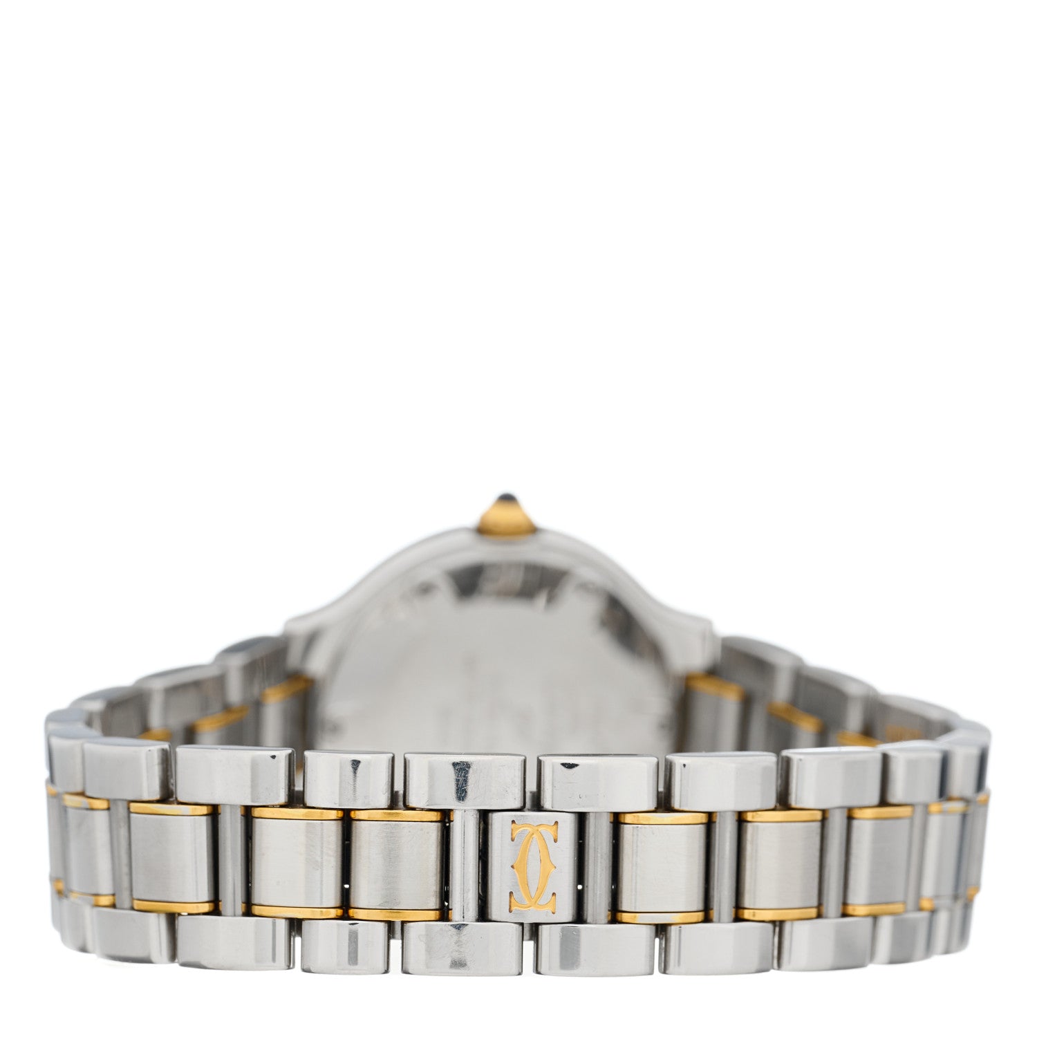Cartier Stainless Steel 18K Yellow Gold 28mm Must De 21 Quartz Watch 3 of 5
