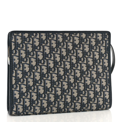 Christian Dior Oblique 30 Montaigne Pouch Blue 3 of 8