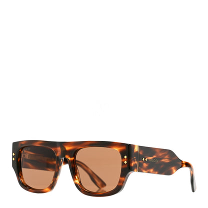 Gucci Acetate Square Frame Sunglasses GG1262S Brown 1 of 6