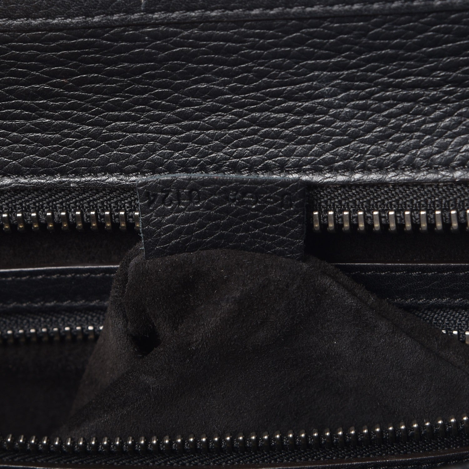 Celine Drummed Calfskin Mini Luggage Black 8 of 14