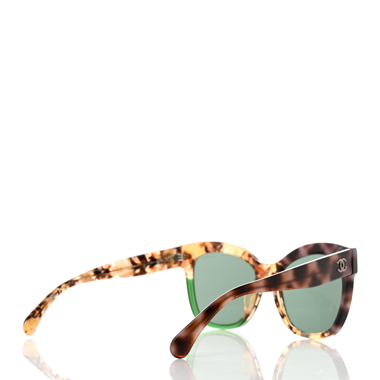 Acetate Square CC Sunglasses 71347A Tortoise