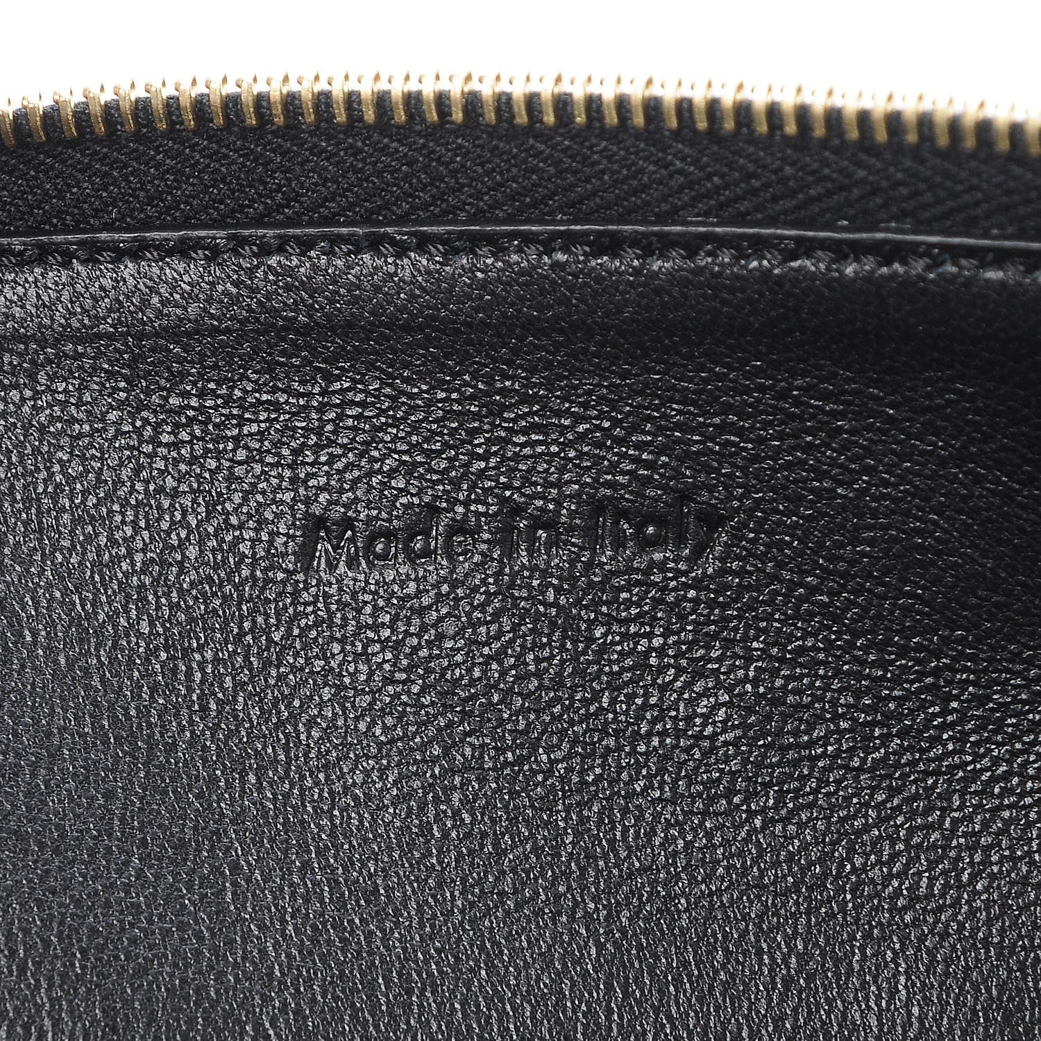 Celine Lambskin Bi-Color Coeur iPad Clutch Flamingo Black 6 of 7